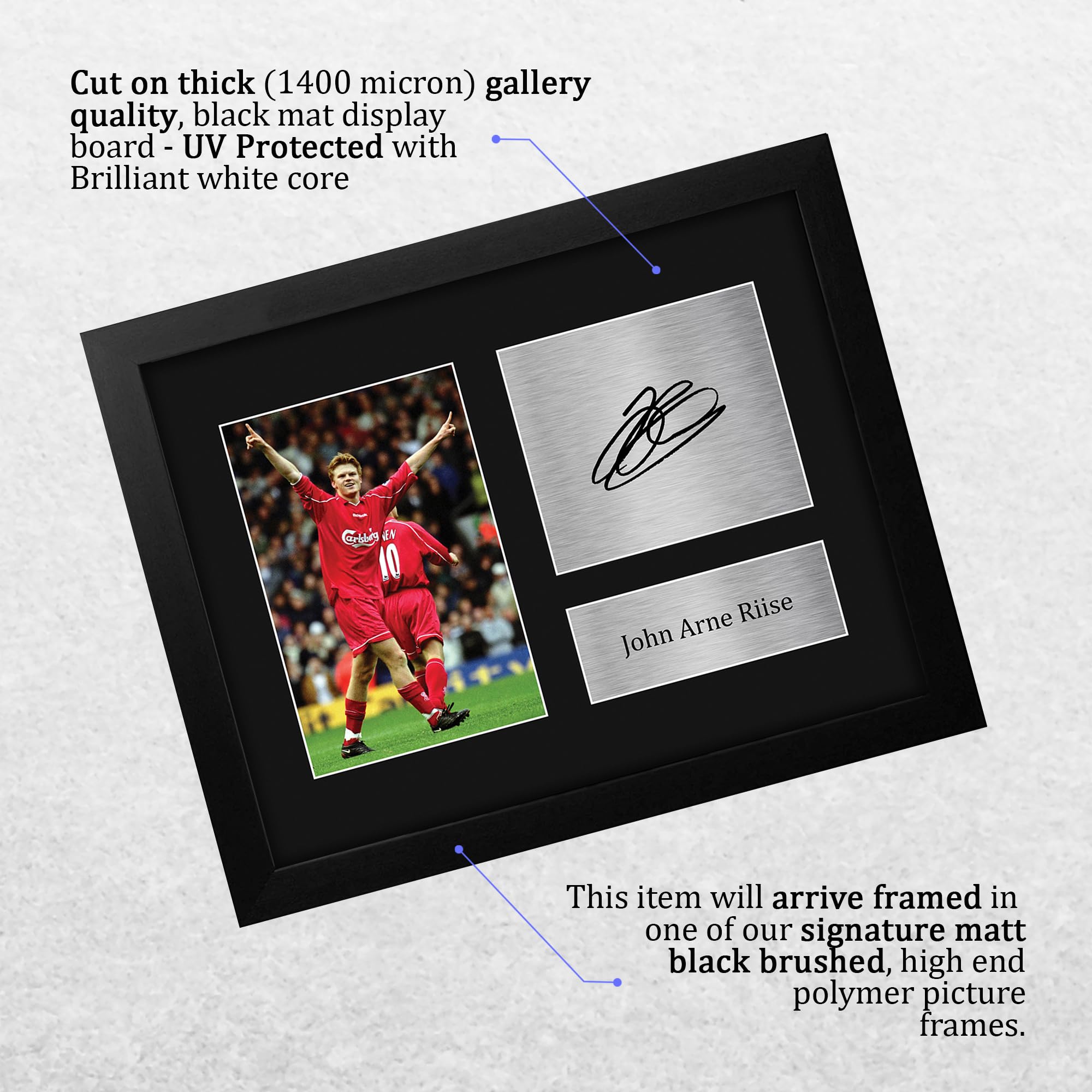 Amazon.com: HWC Trading John Arne Riise Liverpool Framed Gifts